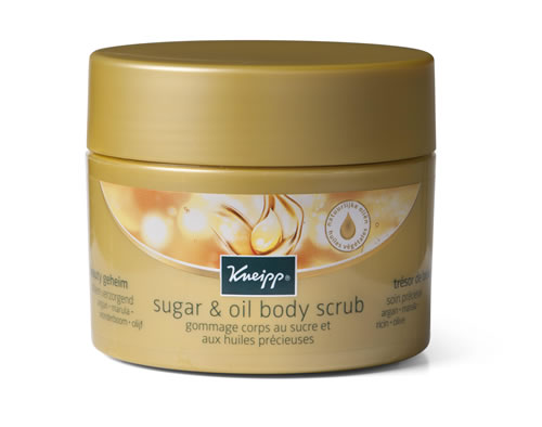Kneipp Sugar & oil body scrub secret beauté 220g
